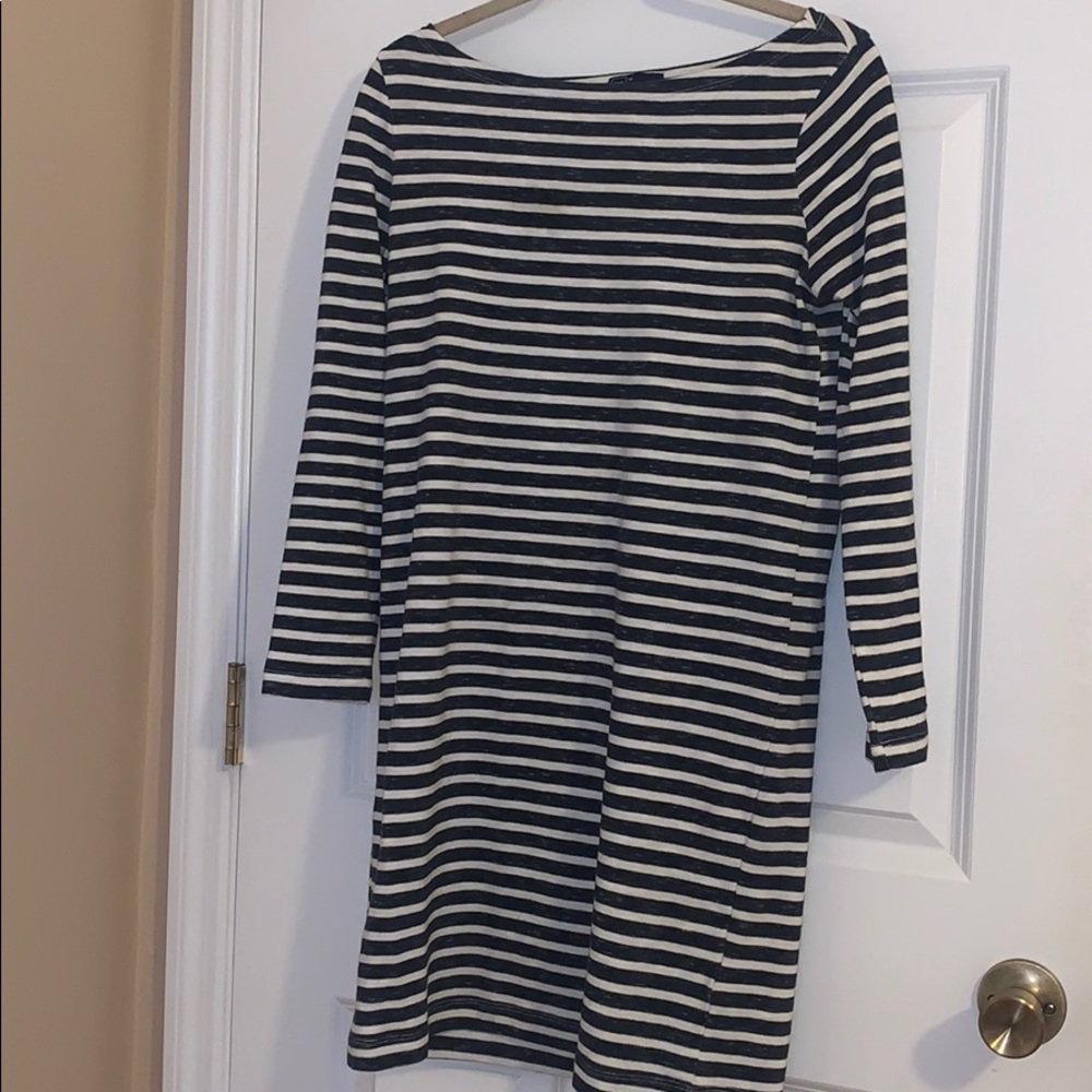 Striped Long Sleeve Dress